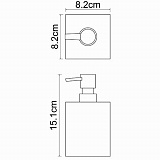 Дозатор для жидкого мыла Wasserkraft Leine K-3899