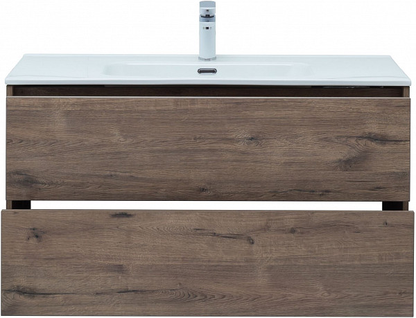 Тумба под раковину Aquanet Lino 100 (Flat) дуб веллингтон 00287545