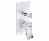 Смеситель для ванны и душа Wasserkraft Aller 10641WHITE