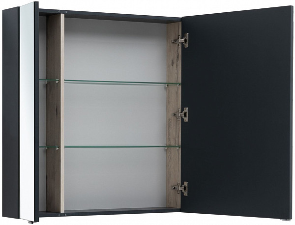 Зеркальный шкаф Aquanet Алвита New 100 Антрацит 00277543