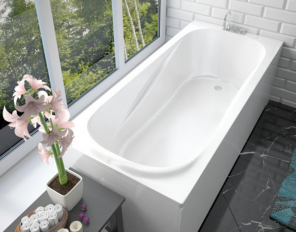 Ванна из литьевого мрамора Эстет  Альфа 170x70 см ФР-00006565