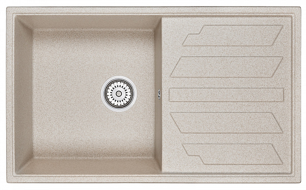 Мойка кухонная Granula прямоугольная кварц 8601, ПИРИТ