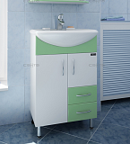 Тумба под раковину Уют 55 фисташковый цвет Санта 201092