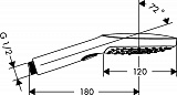 Ручной душ HANSGROHE Raindance Select E120 3jet 26520400