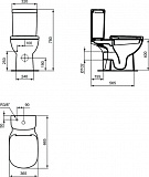 Бачок для унитаза Ideal Standard Tempo T427301