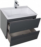 Тумба под раковину Aquanet Алвита 70 серый антрацит 00183992