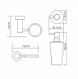 Дозатор для жидкого мыла Wasserkraft K-28299