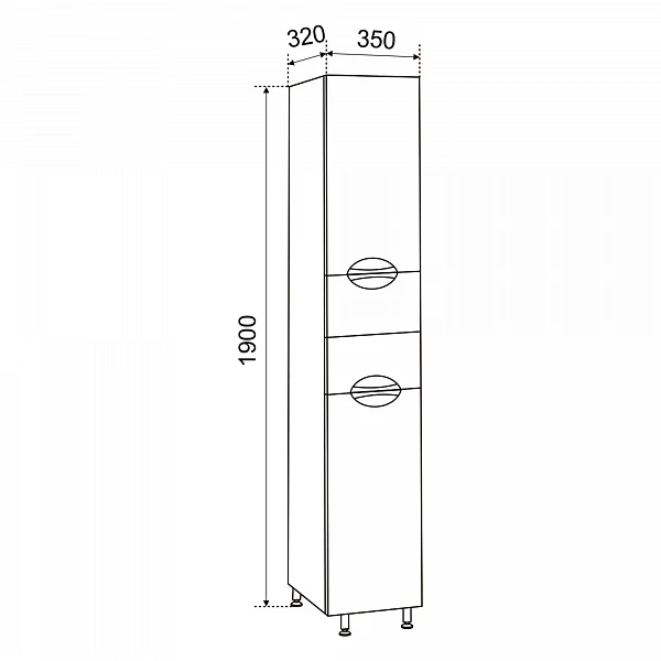 Пенал Emmy Милли 35 (Левый)