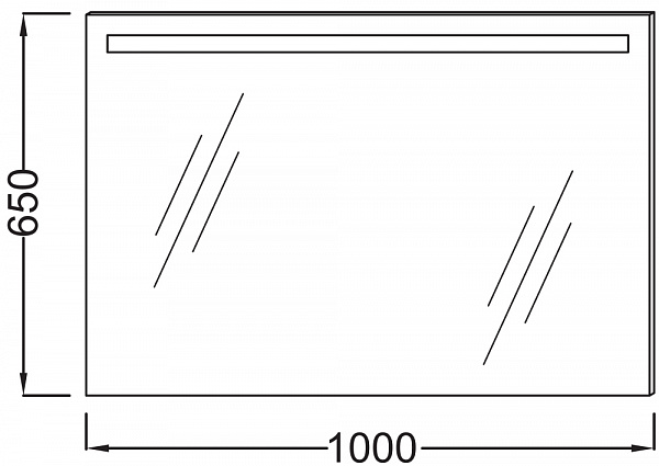 Зеркало Jacob Delafon Out of col 100 см EB1416-NF