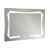 Зеркало Azario OTTO 800х600 сенсор выкл+часы (ФР-00001398)
