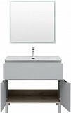 Тумба под раковину Aquanet Алвита new 90 1 ящик, 2 дверцы, серый 00303913