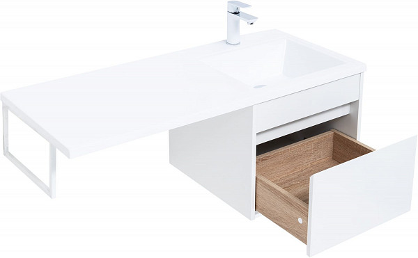 Тумба под раковину Aquanet Токио 48 белый (подвесная, 1 ящик) 00236915