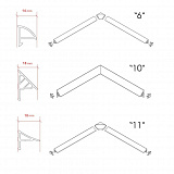 Универсальная декоративная планка "10" (18/1100 мм.) XB451100001