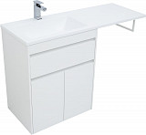 Тумба под раковину Aquanet Токио 68 белый (напольная, 1 ящик, 2 дверцы) 00237746