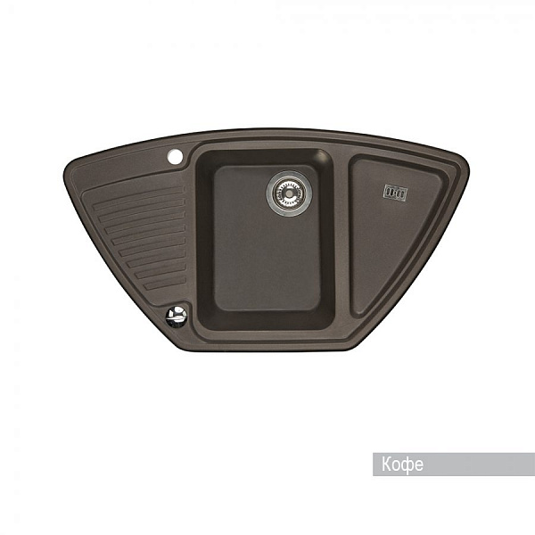Мойка для кухни Aquaton Лория угловая кофе 1A715032LR280