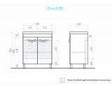 Тумба под раковину VIGO Olivia  70 см Olivia-0-700(Olivia)