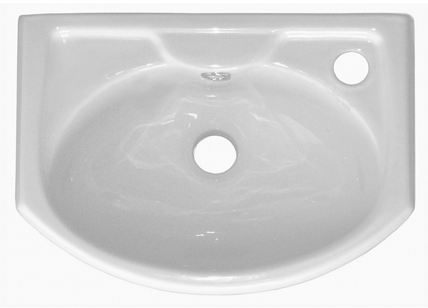 Полукруглая раковина Santek Азов 40 отверстие под смеситель справа 1WH110254