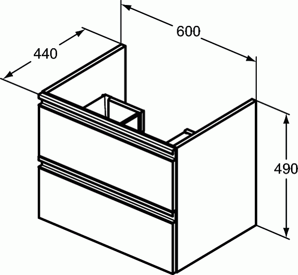 Тумба под раковину Ideal Standard Tesi T0050WI