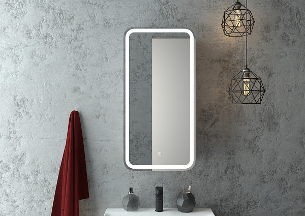 Зеркало-шкаф Континент "Elliott LED" 400х800 правый