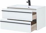 Тумба под раковину Aquanet Lino 90 белый матовый 00253904