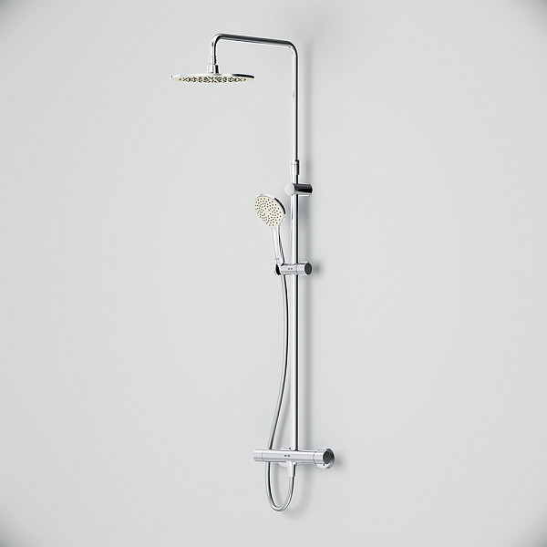 F0790410 Gem душ.система, набор: смеситель д/душа с термостатом, верхн. душ d 220 мм, ручн.душ 1 ф-ц