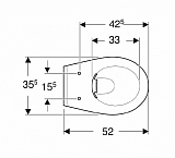 Комплект унитаза с инсталляцией, клавишей, сиденьем Geberit 458.122.NE.1