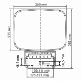 SS402 Сиденье для душа Wasserkraft