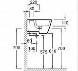 Раковина Jacob Delafon Ove 36x36 см E1566-00