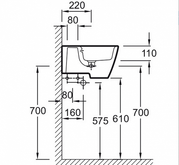 Раковина Jacob Delafon Ove 36x36 см E1566-00