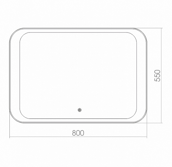 Зеркало Silver Mirrors Indigo 80х55 см ФР-00001702