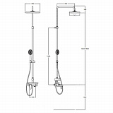 Душевая стойка Roca Even-m 5A9C90C00