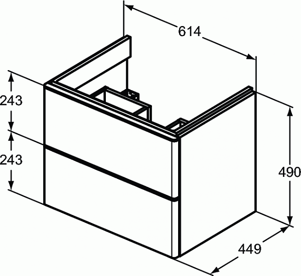 Тумба под раковину Ideal Standard Adapto T4295WG