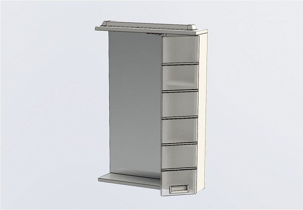 Зеркало-шкаф Aquanet Доминика 60 LED белый 00171918