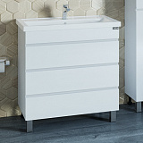 Тумба под раковину Марс 70 с 3 ящиками напольная Санта 700215