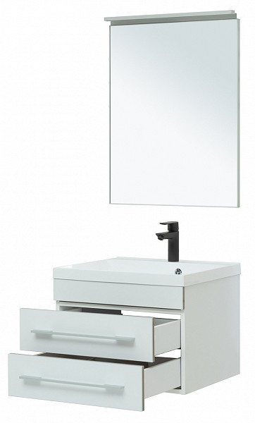 Мебель для ванной Aquanet Верона 58 New белый матовый 00281102