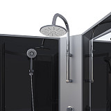 Душ.каб. NG-2510-14LBKT (1200х800х2100-2400) высокий поддон(40см) стекло ТОНИРОВАННОЕ 4 места