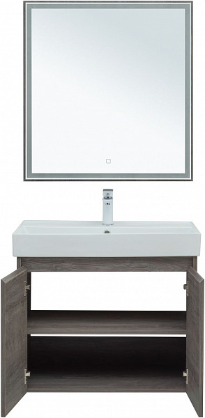 Мебель для ванной Aquanet Nova Lite 75 дуб рошелье (2 дверцы) 00302536