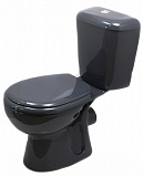 Унитаз-компакт ГРАНД, г/в, 1-реж, сид. ПП, графит (КЕРАМИН)