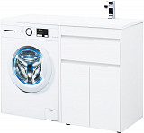 Тумба под раковину Aquanet Токио 58 белый (напольная, 1 ящик, 2 дверцы) 00237745