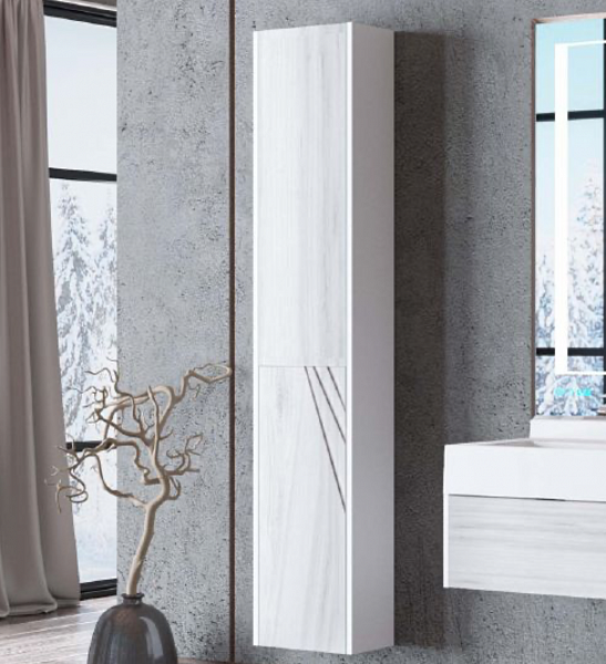 Шкаф-пенал Акватон Сакура 33x176 1A219903SKW8L левый