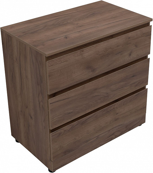 Комод Aquanet Сканди 800x480 Дуб крафт (3 ящика) 00302544