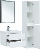 Тумба под раковину Aquanet Беркли 60 белый/дуб рошелье 00254289