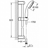 Набор смесителей Grohe BauCurve 119760 (3 в 1)