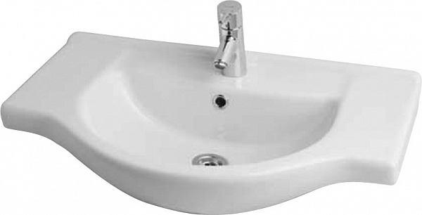 Раковина под тумбу Акватон - АКВАЛАЙН 75 1WH110237