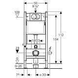 SET Aquatek ВЕГА+Geberit (111.154.11.1+AQ1905-00). Комплект  5в1(инсталляция+кнопка+крепеж+унитаз+крышка)