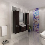 Шкаф-пенал Акватон Ария 34x171 1A124403AA430