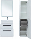 Тумба под раковину Aquanet Nova 60 белый (2 ящика) 00242279