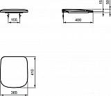 Крышка-сиденье Ideal Standard Esedra T318301