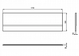 Панель фронтальная Ideal Standard Hotline K230001 170 см