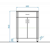 Комод Style Line Эко стандарт 60х84